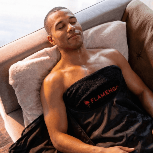 Ensemble de thérapie de contraste | couverture de sauna + bain de glace