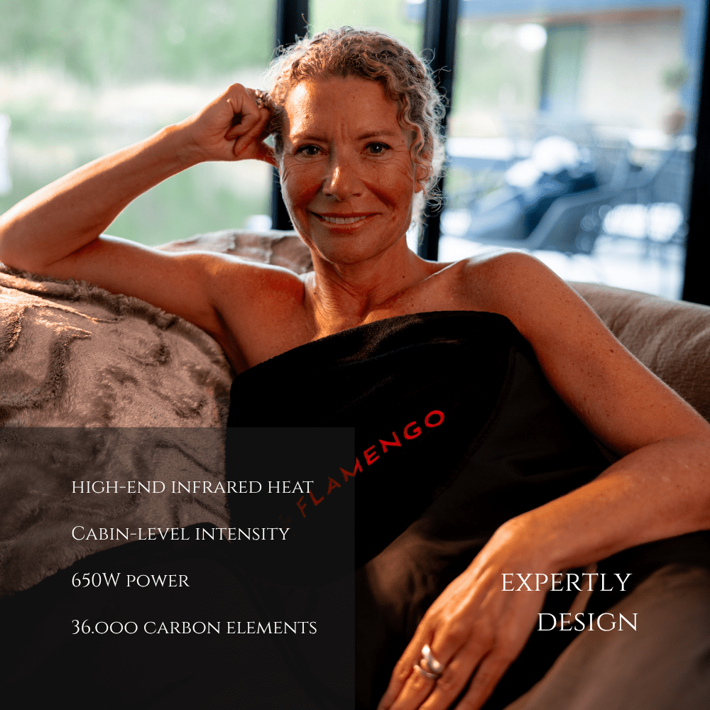 Private sauna blanket for home - flamengo® infrared sauna blanket