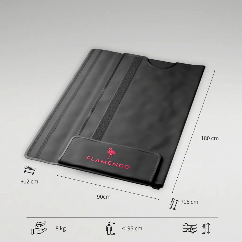 Privé sauna deken voor thuis – Flamengo®  infrarood sauna deken