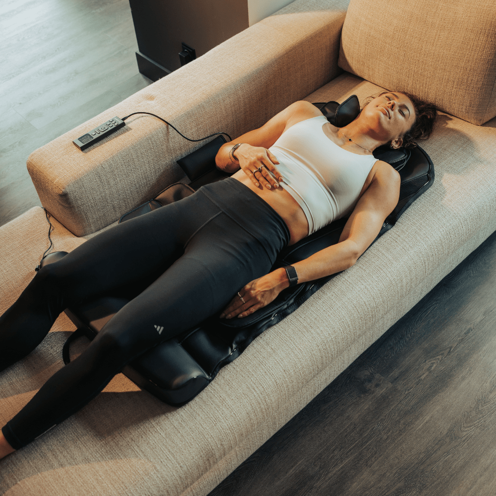 Luxury massage mat with stretch - for back problems and relaxation at home - Flamengo® InfrastretCh